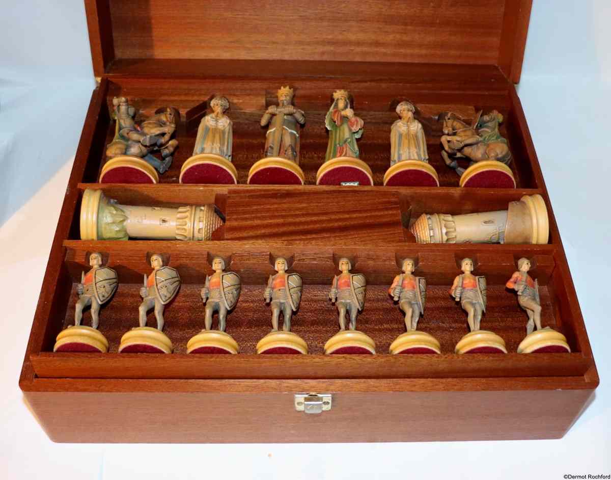 antique chess set