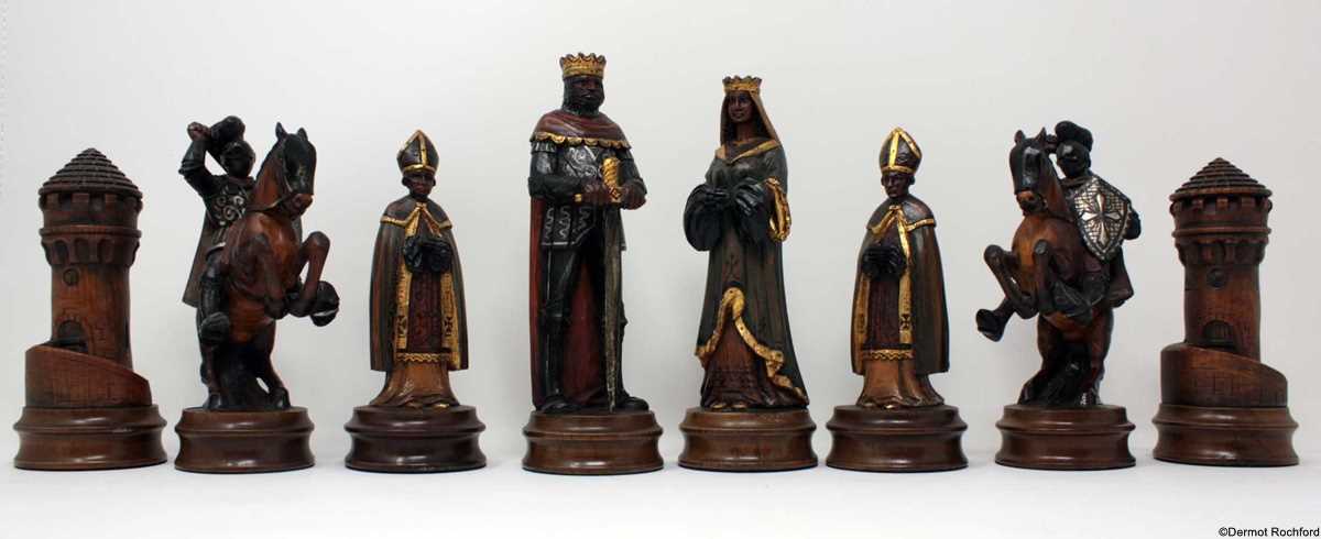 Antique Anri Chess Set