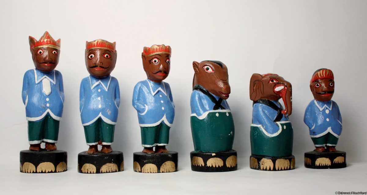 Javanese Antique Chess Set