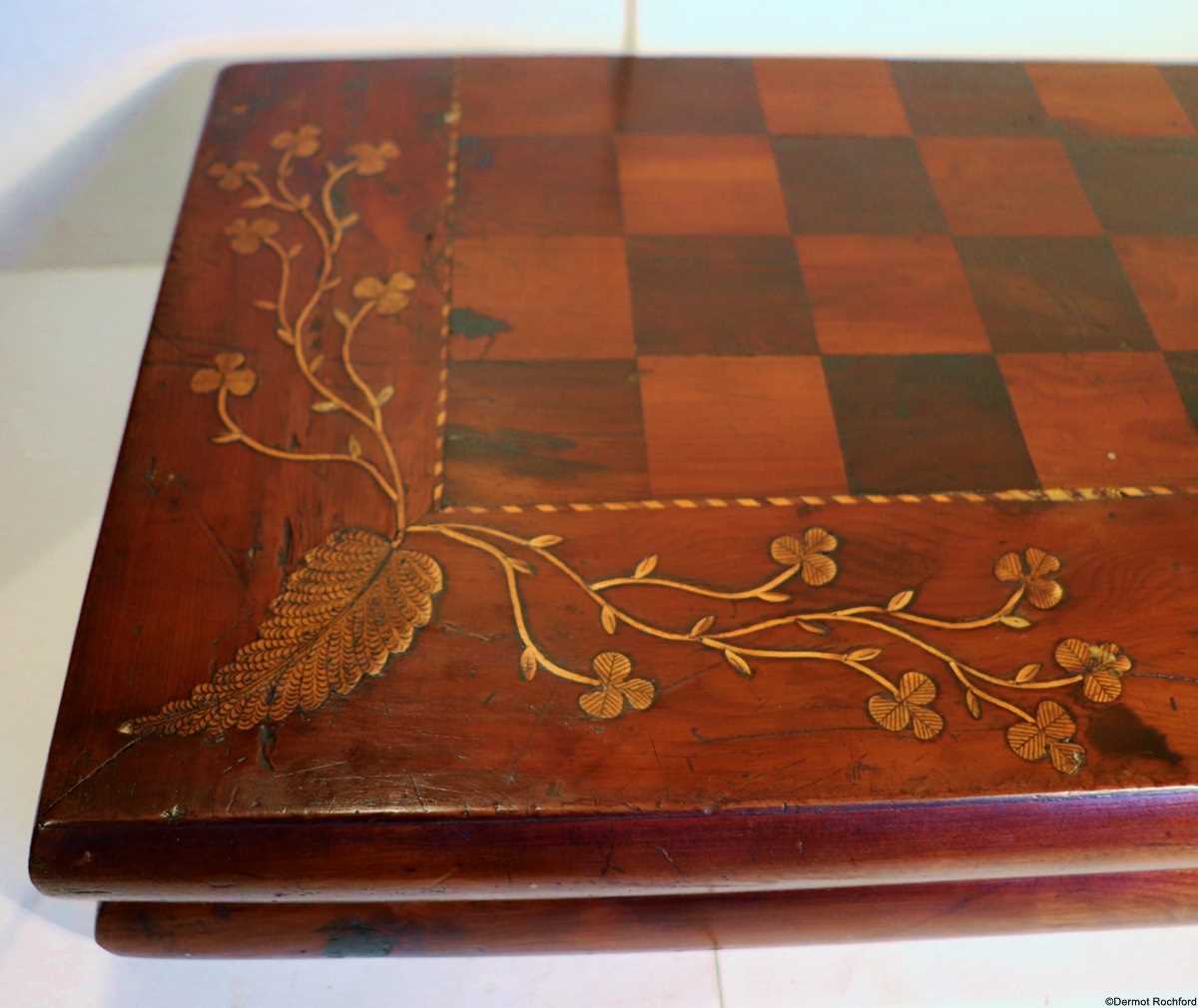 Antique Irish Killarney Chess Set