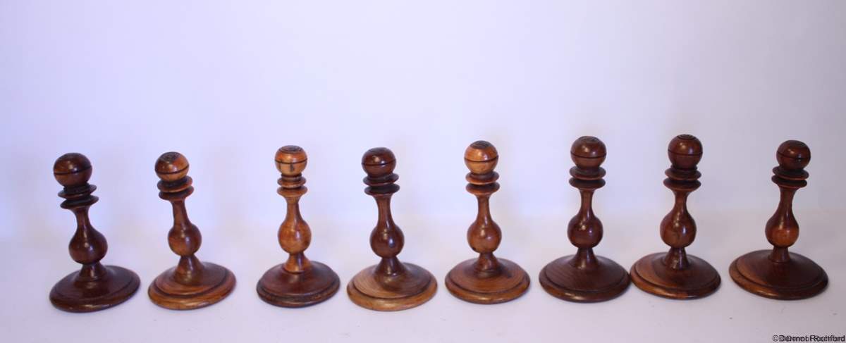 Antique  Killarney Chess Set