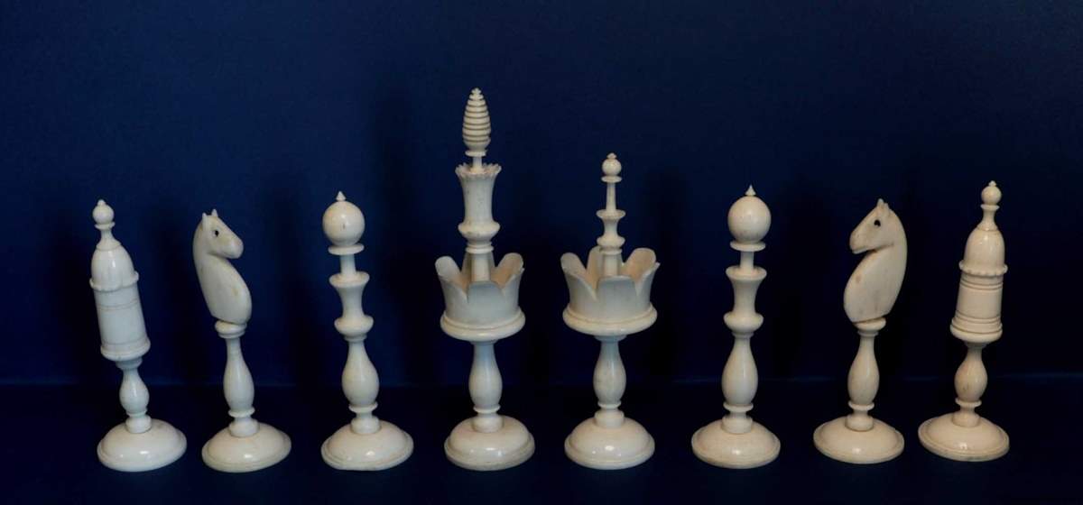 Antique Selenus Chess Set