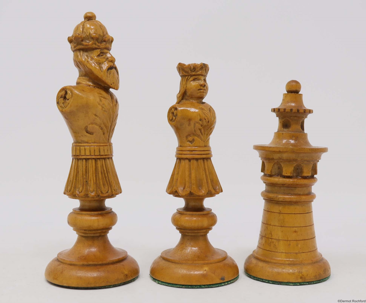 Antique Bust Chess Set