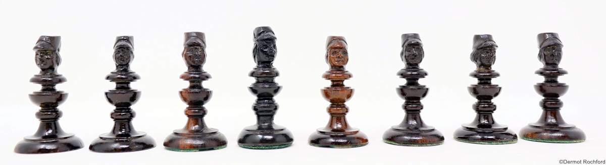 Antique Bust Chess Set