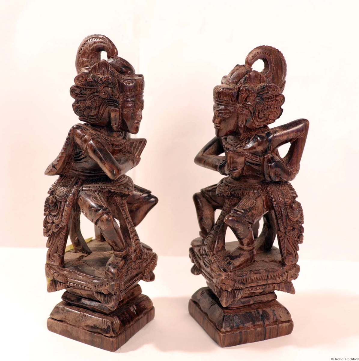 Antique Balinese Deity Set Chess Set