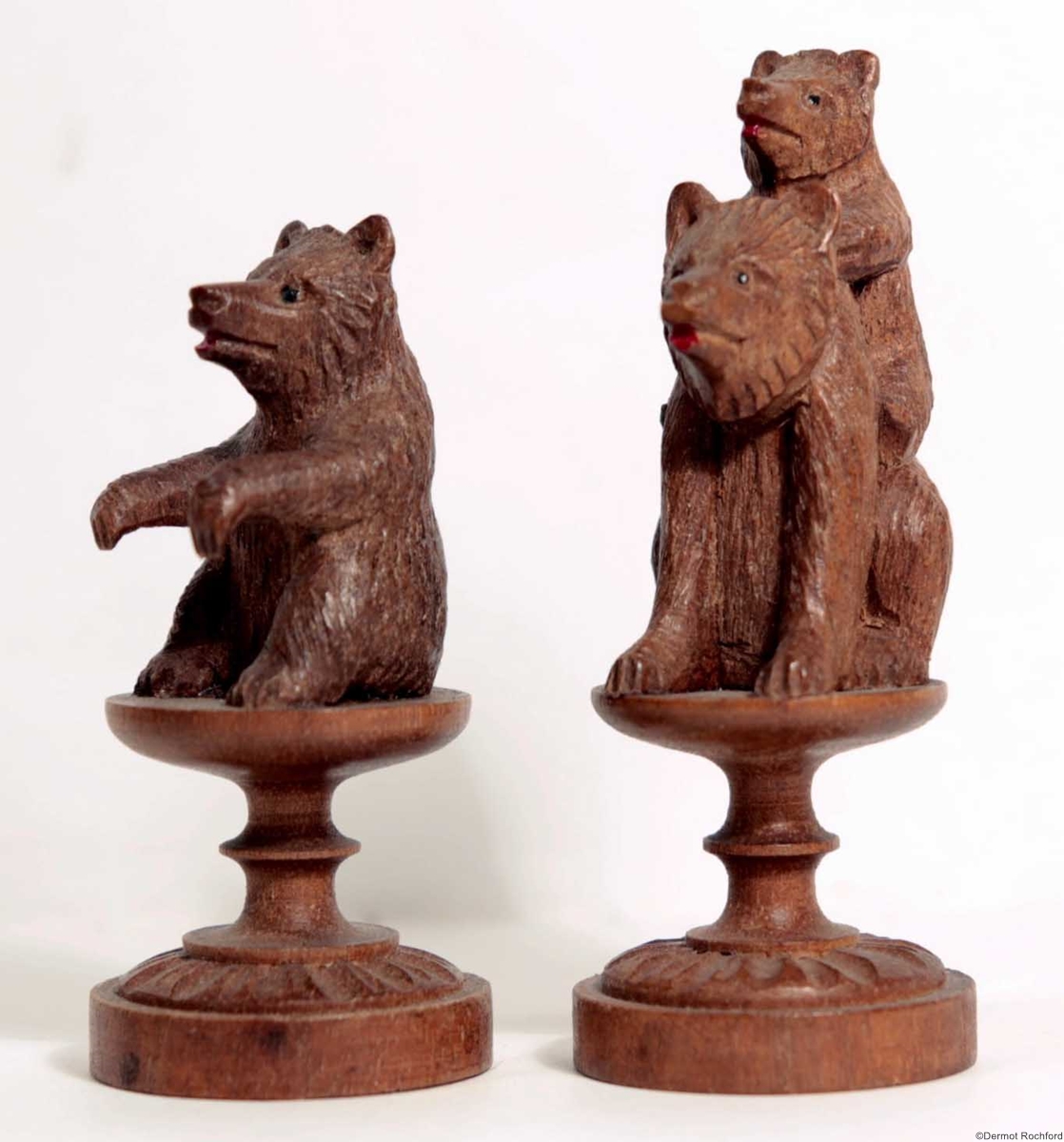 Antique Bears of Berne Chess Set