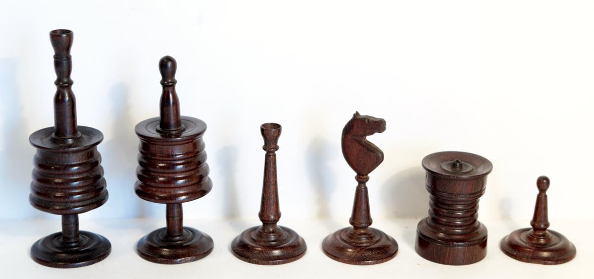 Antique German Chess Set