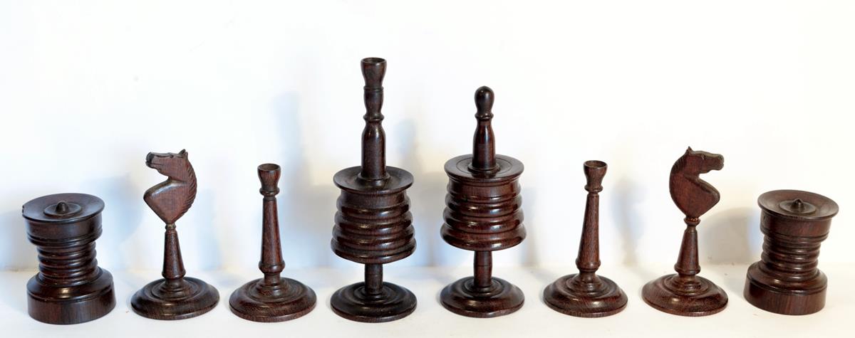 Antique German Chess Set