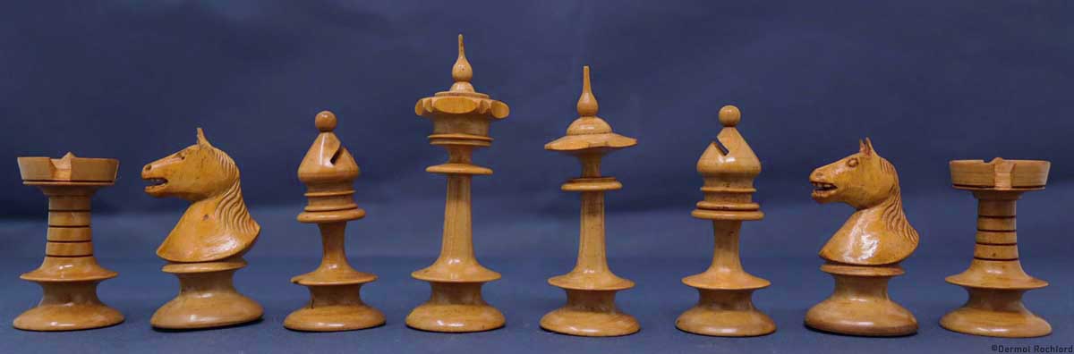 Antique Coffee House Chess Set