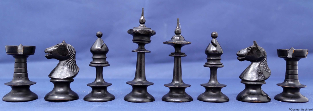 Antique Coffee House Chess Set