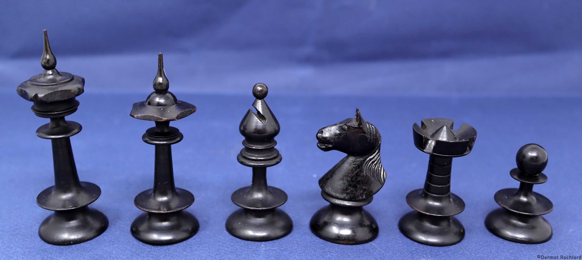 Antique Coffee House Chess Set