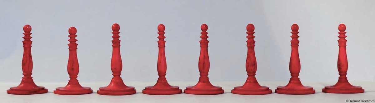 Antique Danish Chess Set