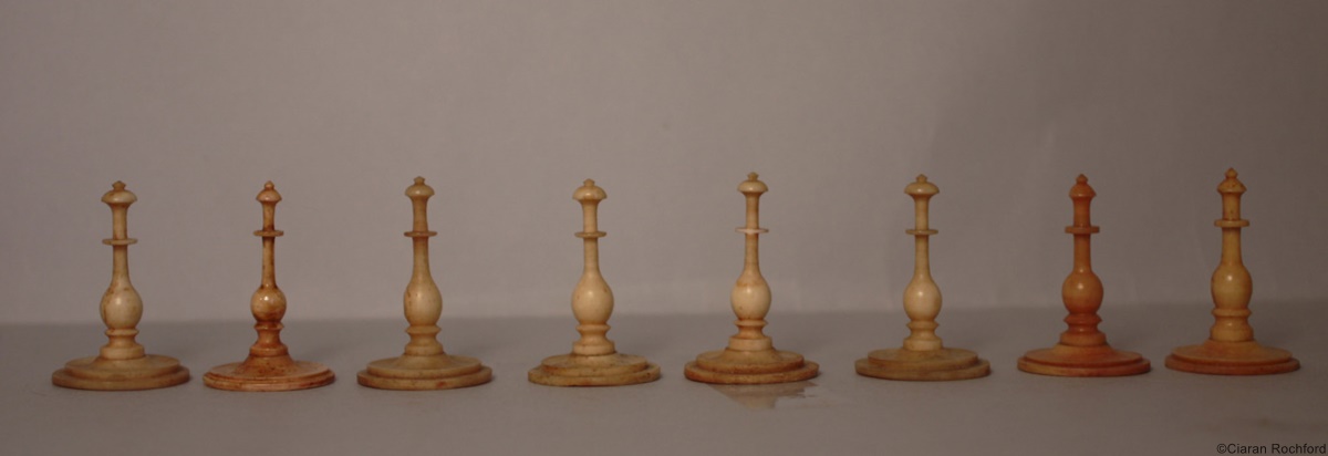 Antique Danish Chess Set