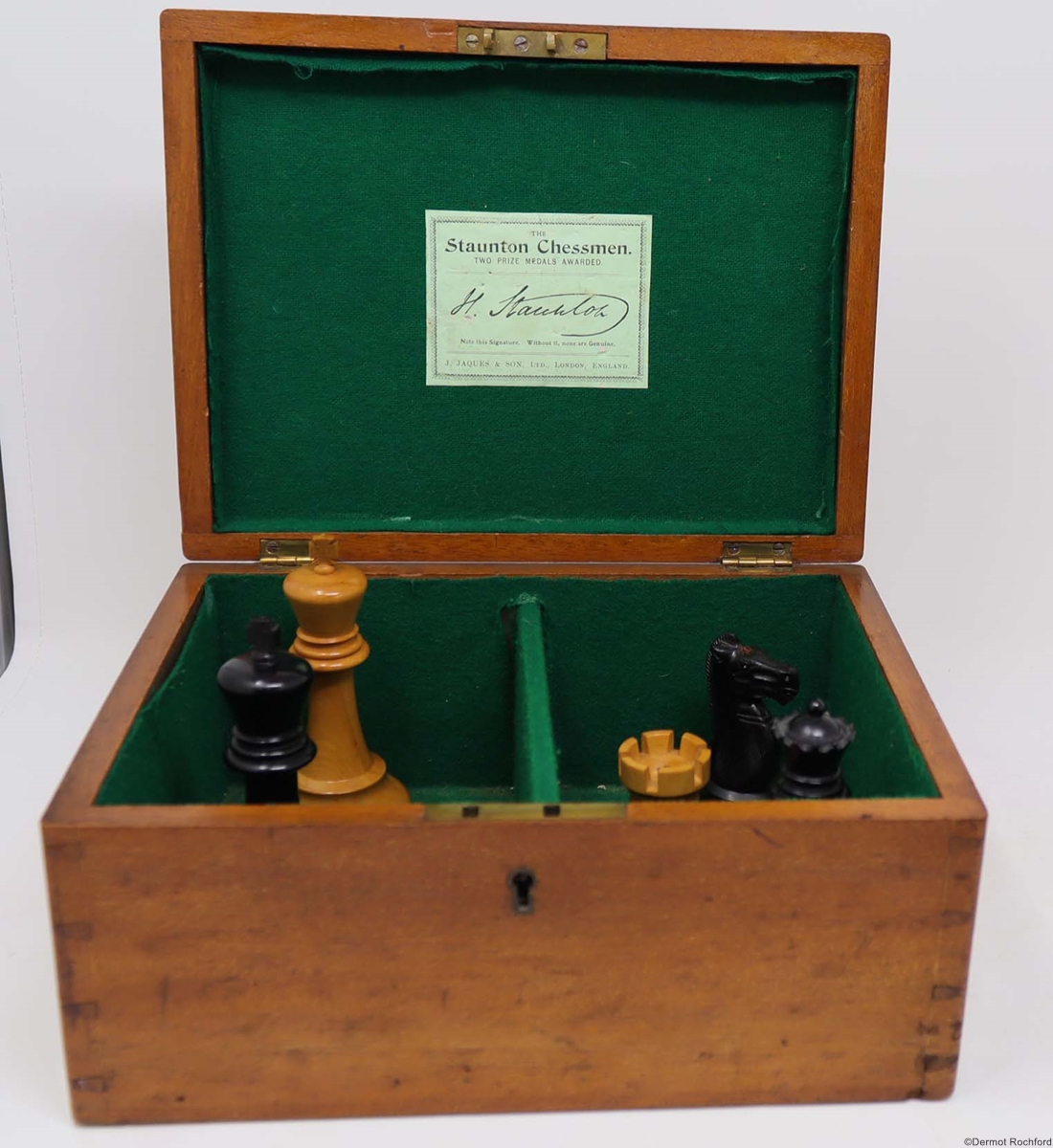 Antique Jaques Chess Set