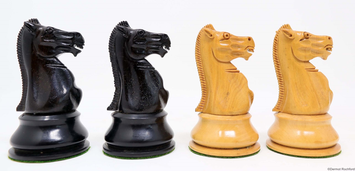 Antique Jaques Chess Set