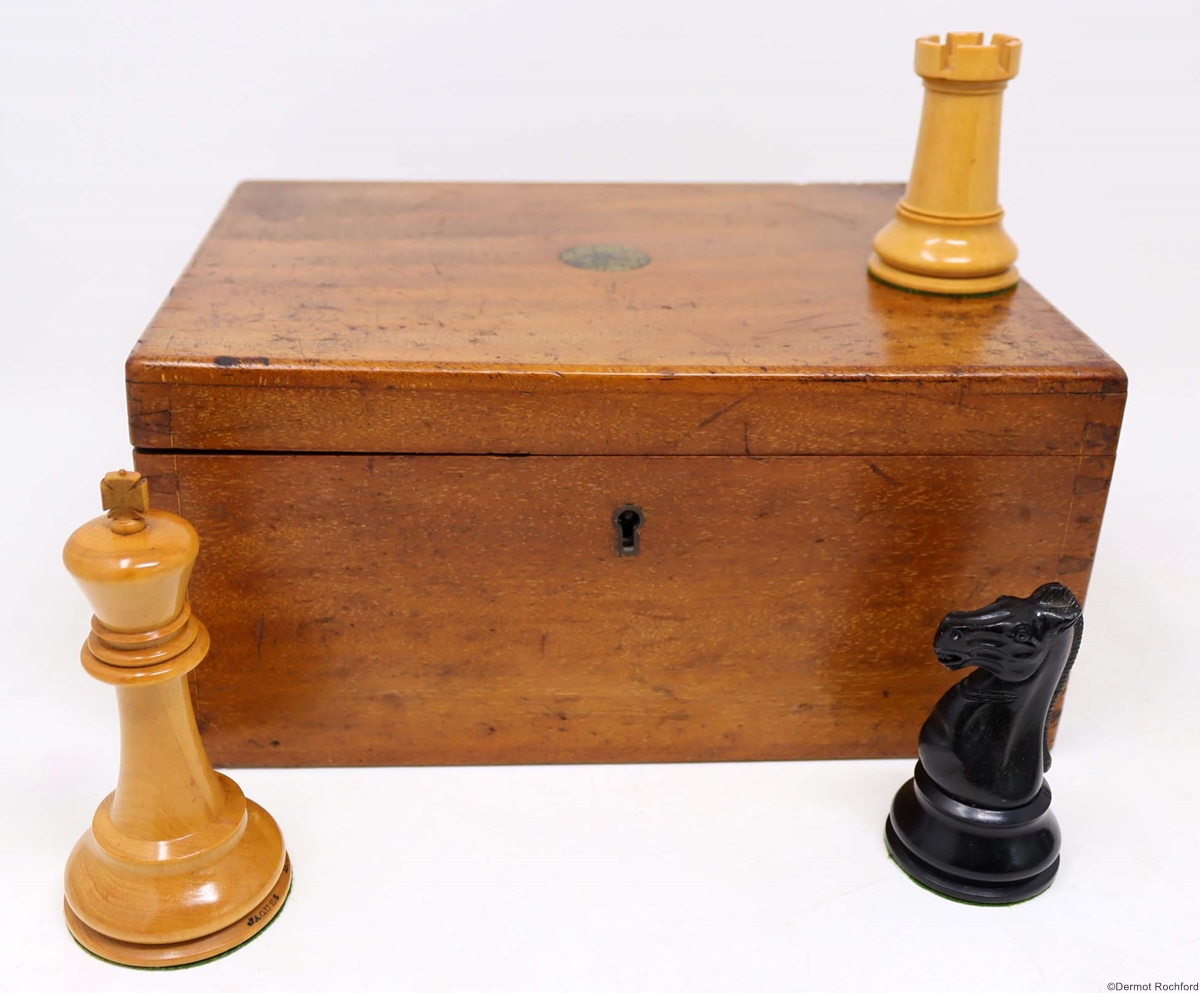 Antique Jaques Chess Set