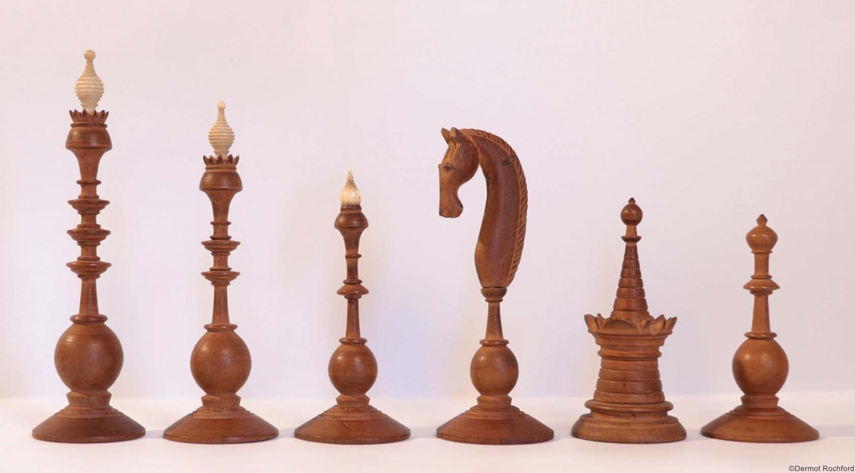 Antique Dutch Chess Set