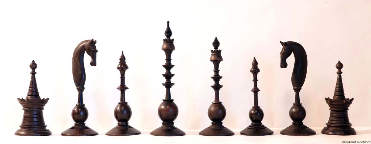 Antique Dutch Chess Set