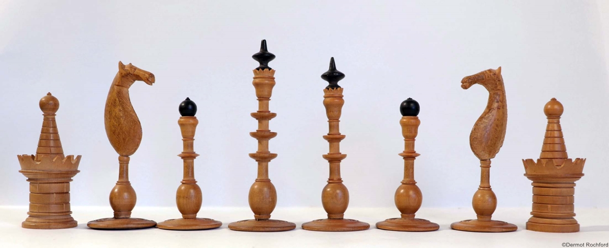 Antique Dutch Chess Set