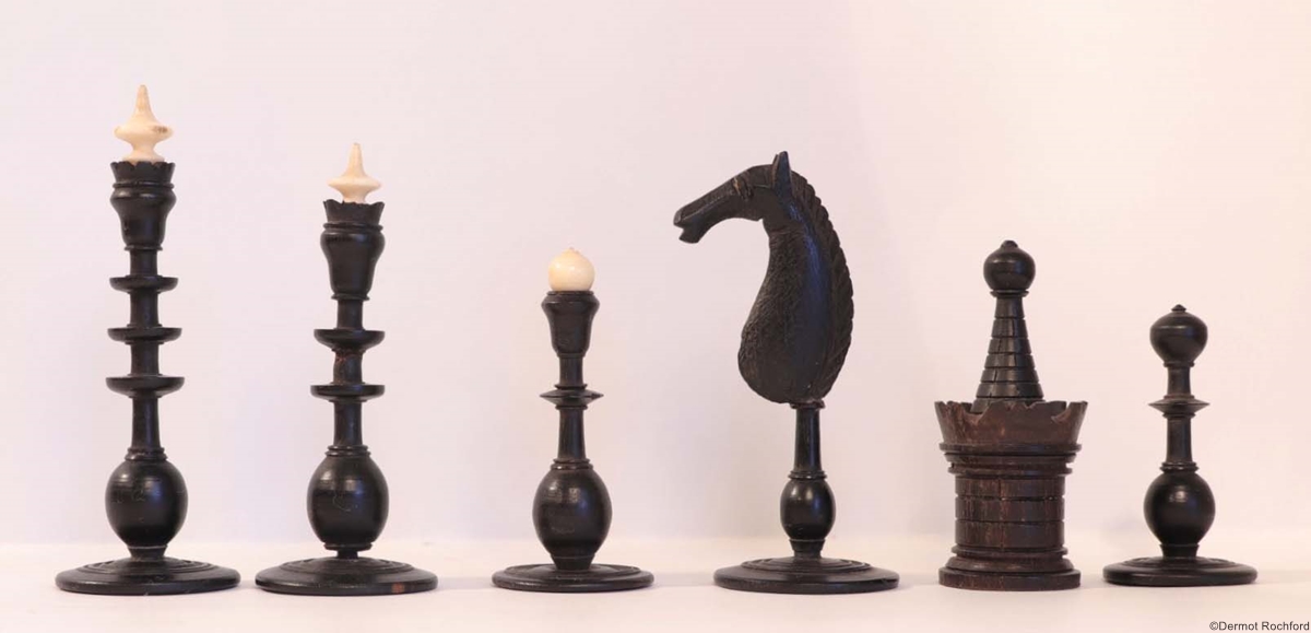 Antique Dutch Chess Set