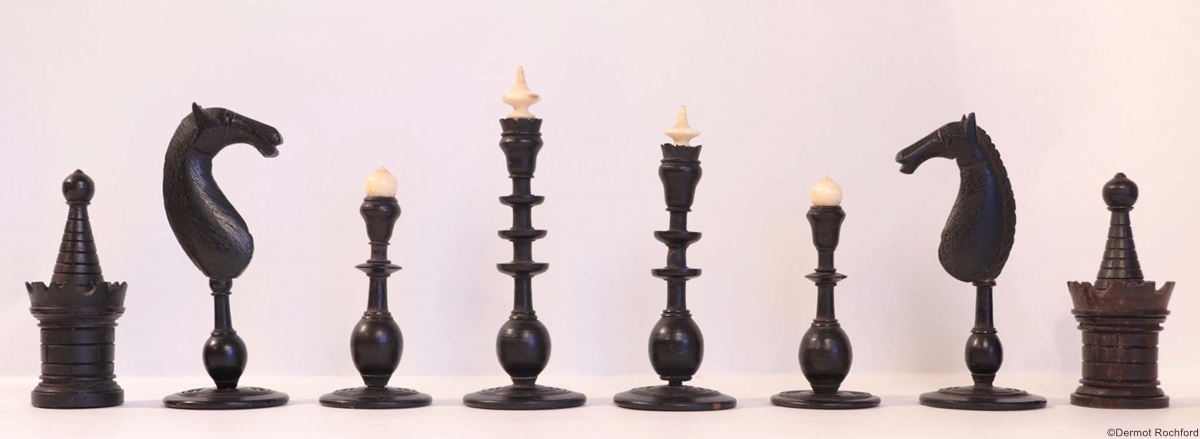 Antique Dutch Chess Set