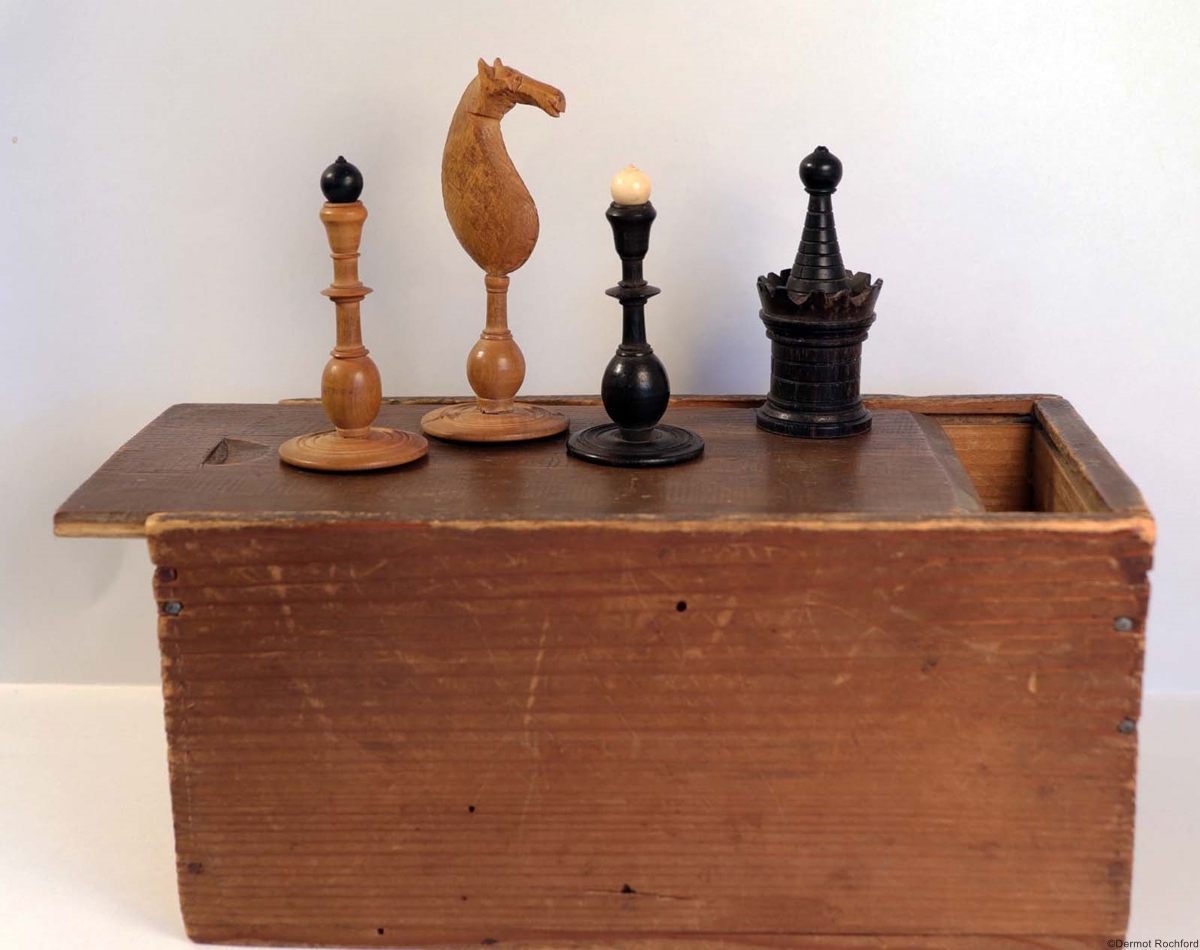 Antique Dutch Chess Set