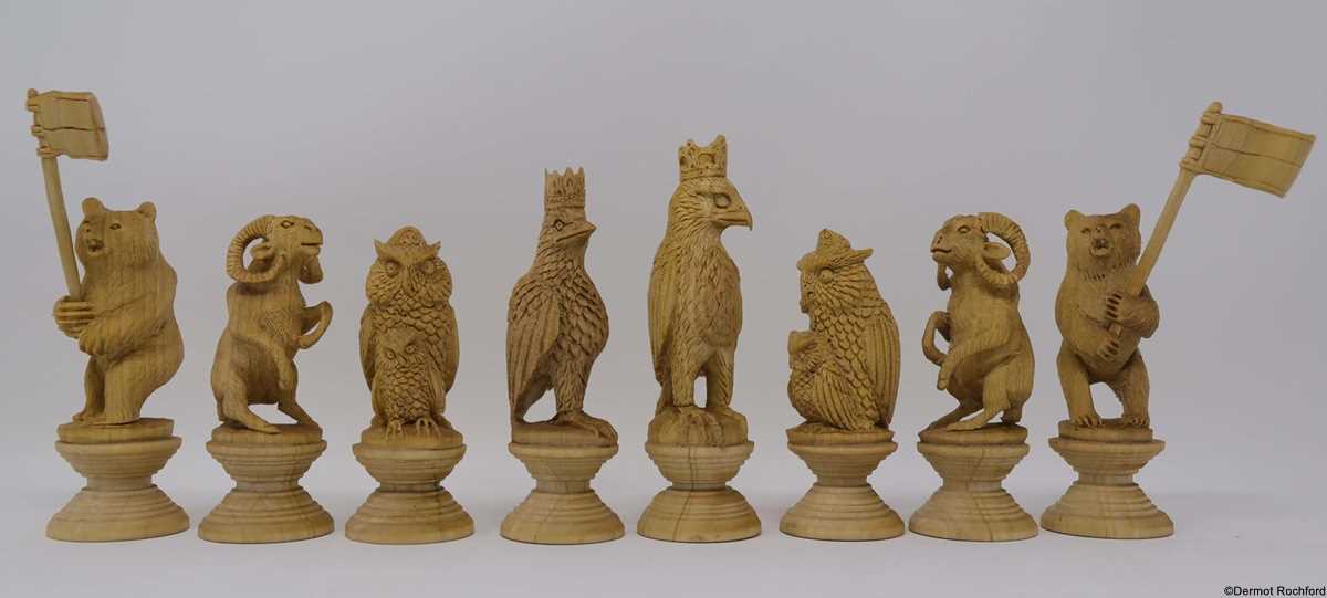 Carved Chess Set