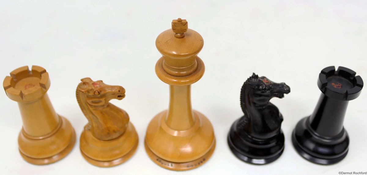 Antique Jaques Chess Set