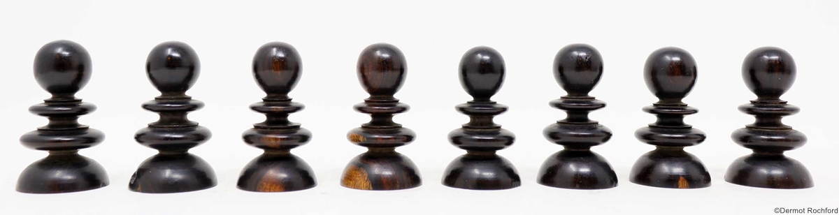 Antique English Chess Set