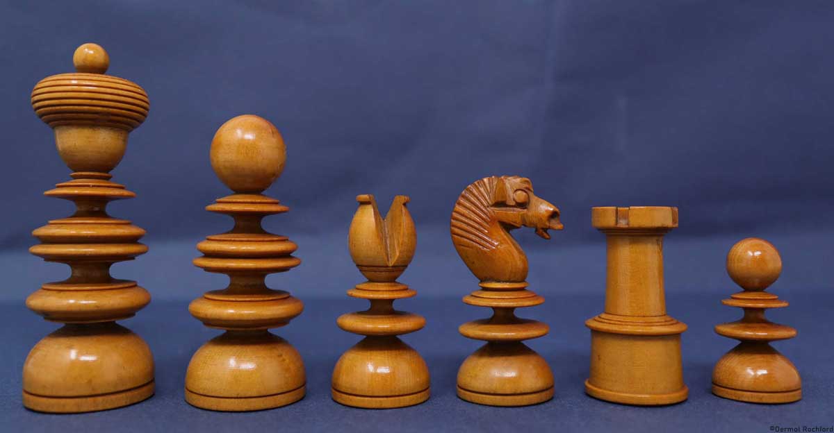 Antique Foster Chess Set