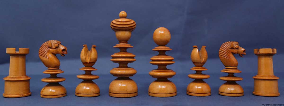 Antique Foster Chess Set