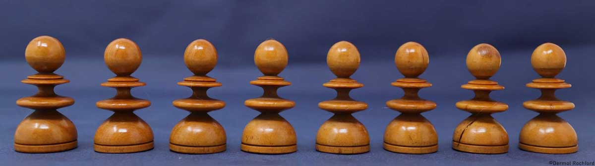 Antique Foster Chess Set