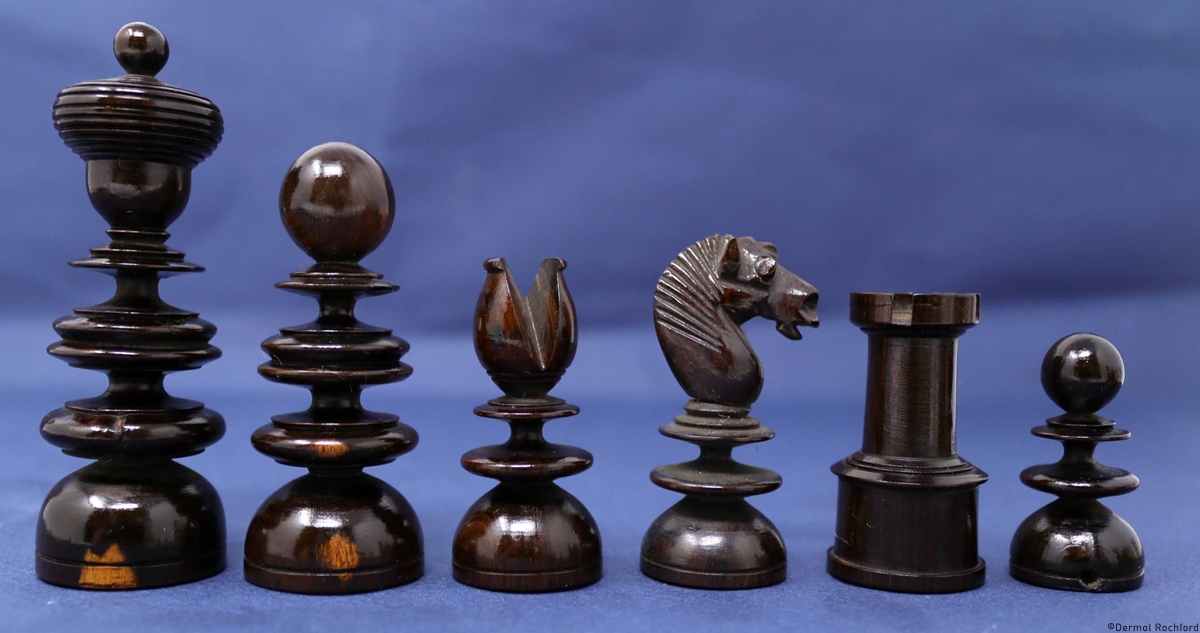 Antique Foster Chess Set