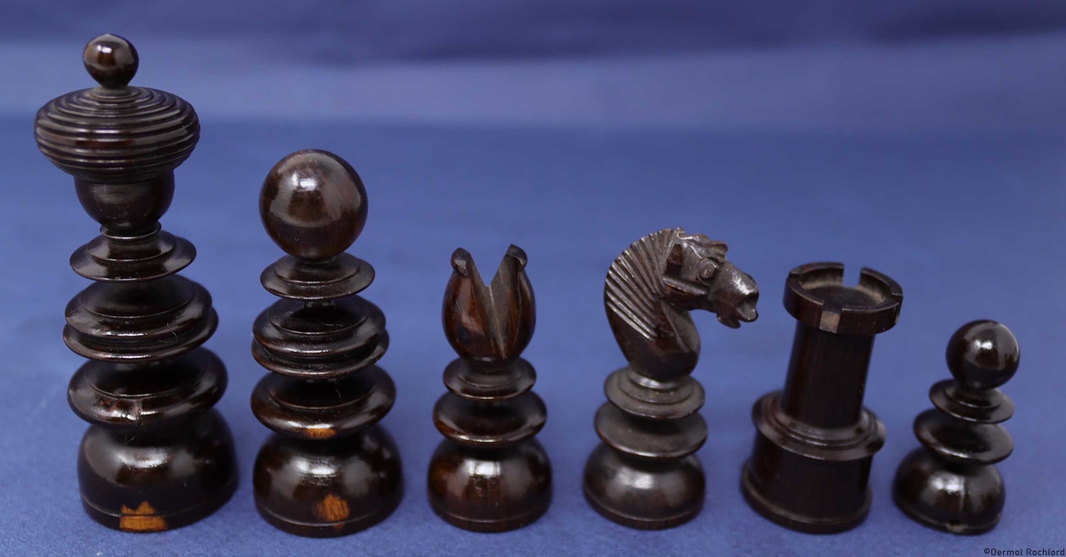 Antique Foster Chess Set