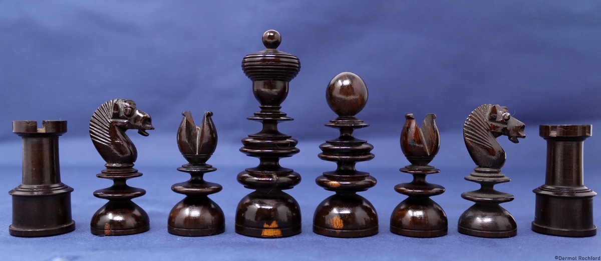 Antique Foster Chess Set