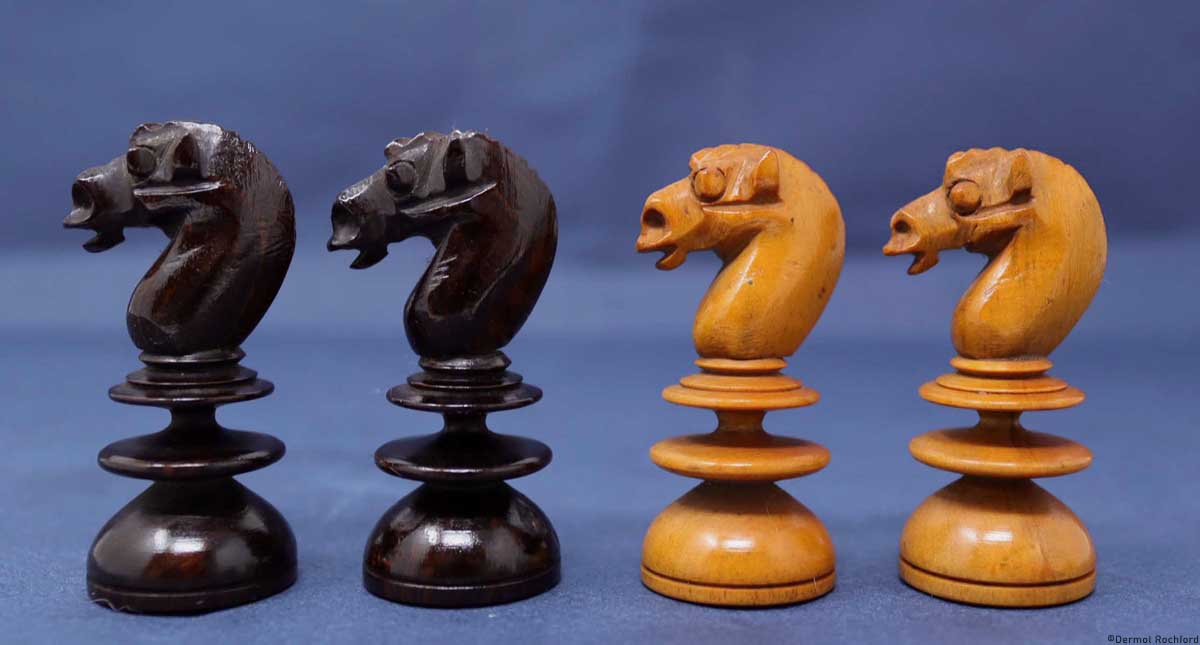 Antique Foster Chess Set