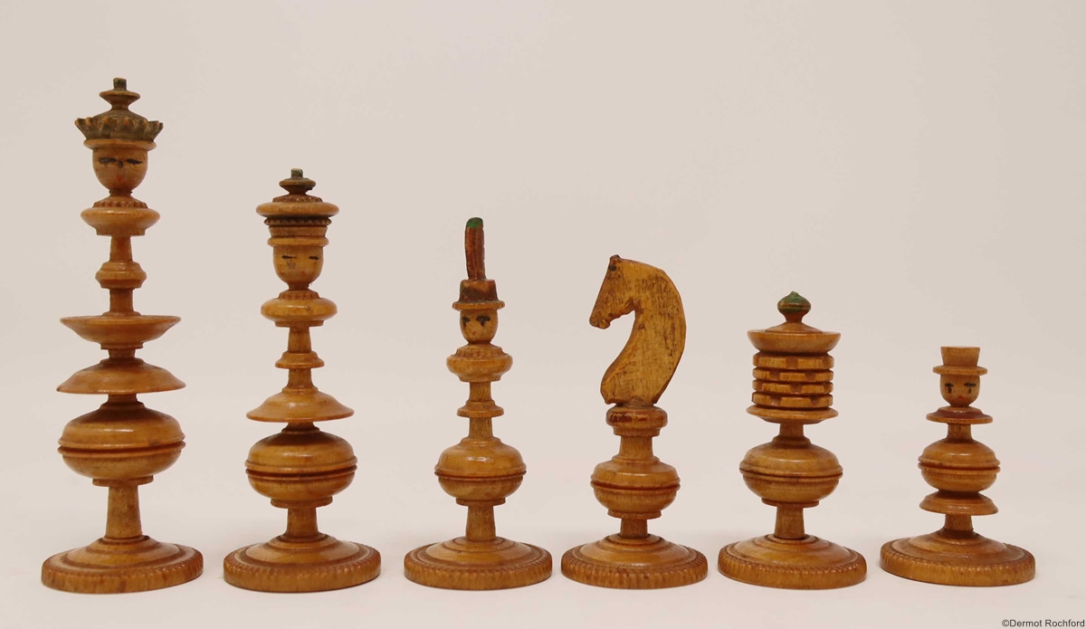 Antique Jaques chess set