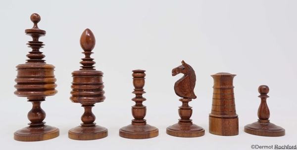 Antique Danish Chess Set