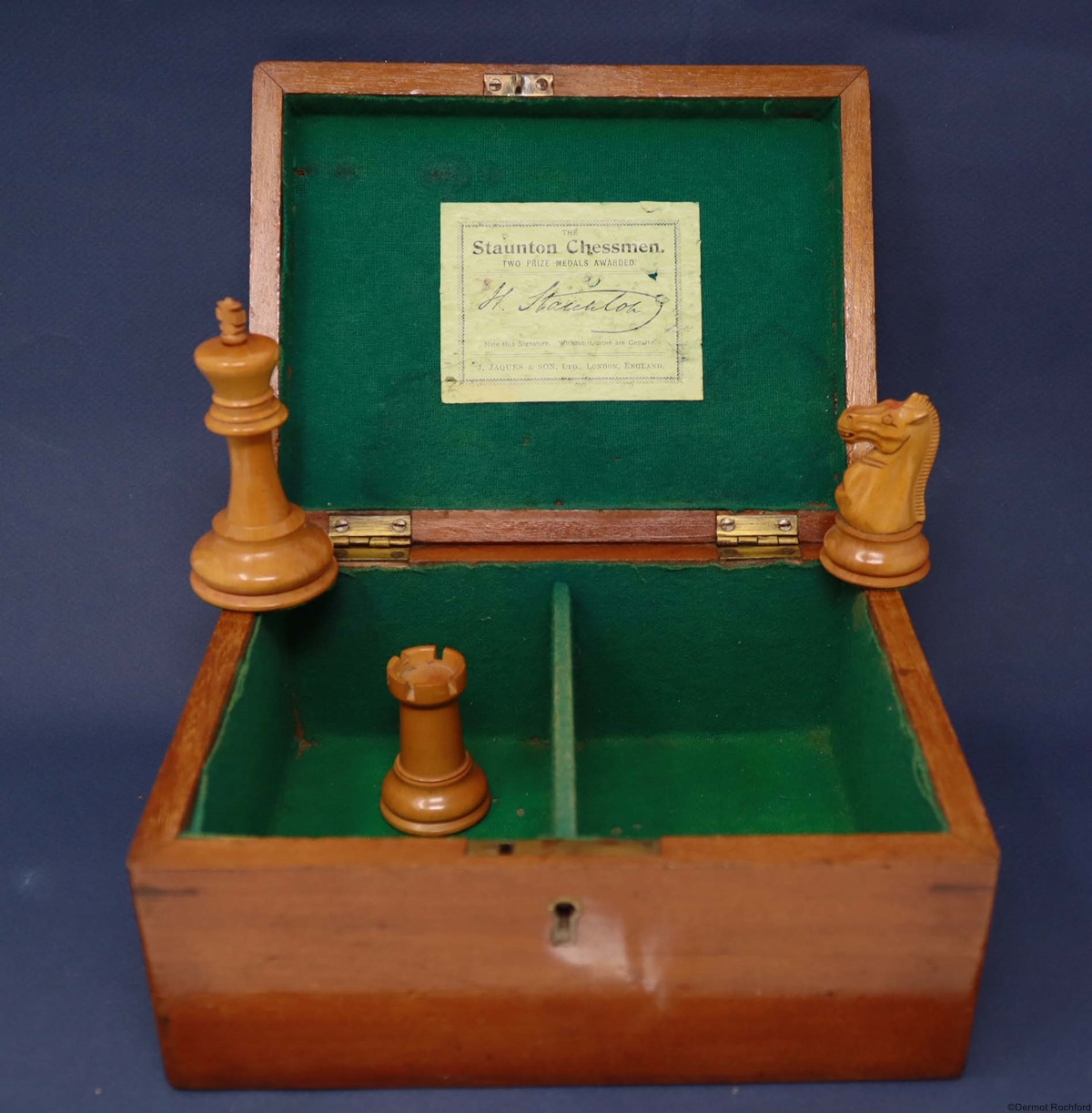 Antique Jaques Chess Set