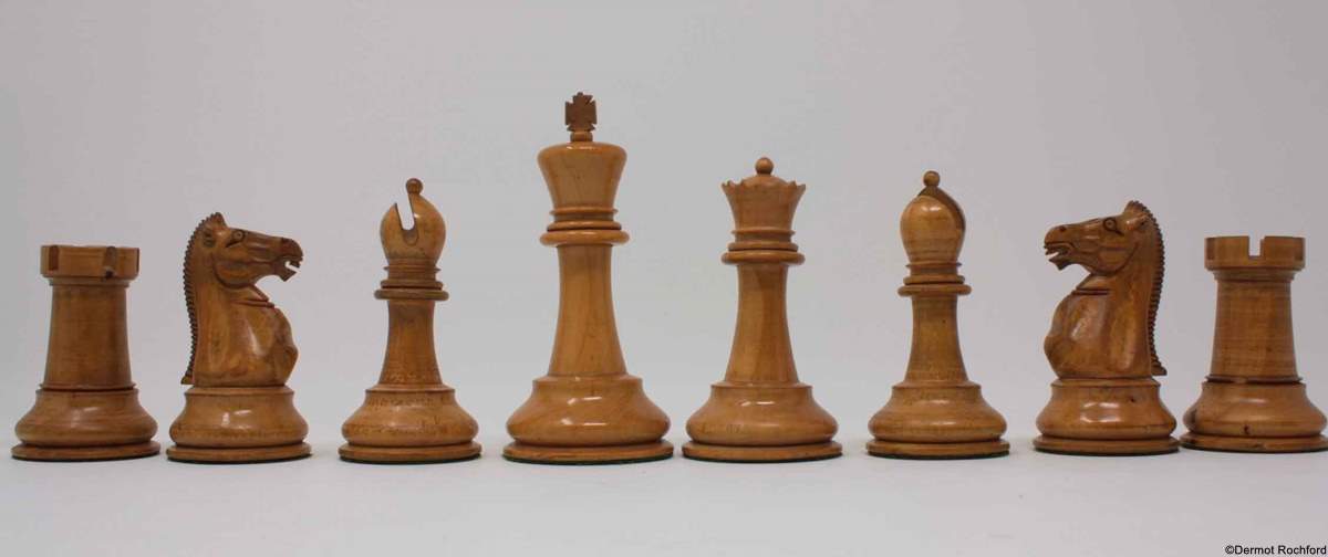 Antique Jaques Chess Set