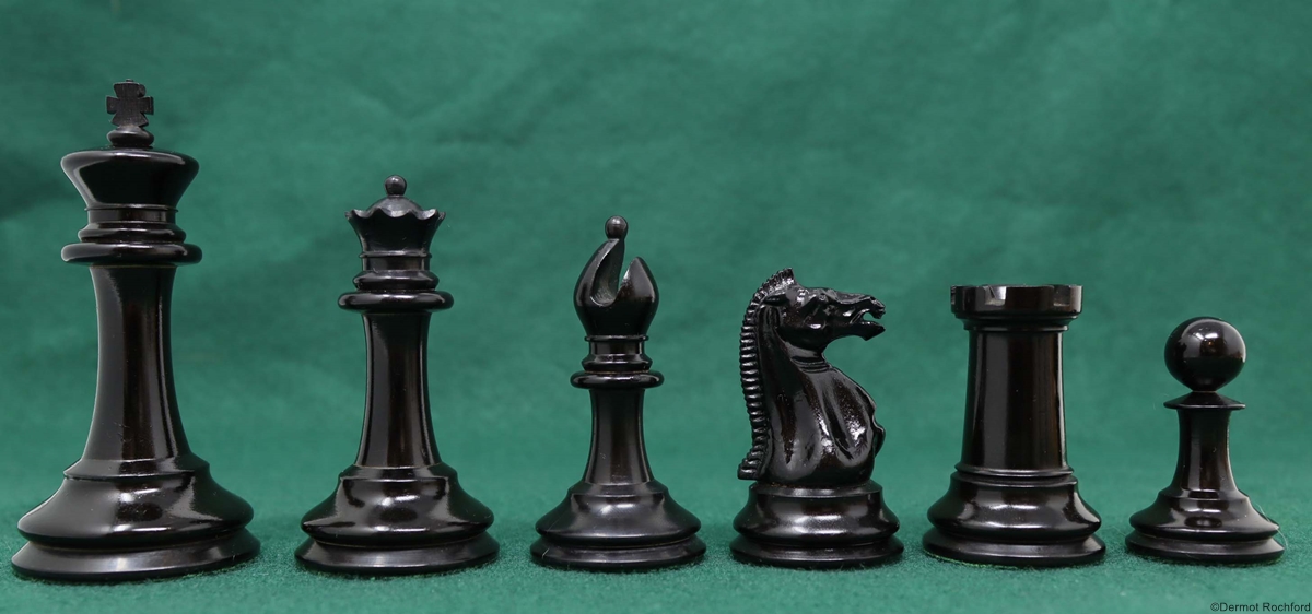 Antique Jaques Club Chess Set