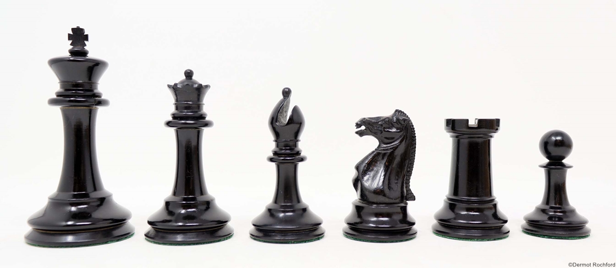 Antique Jaques Club Chess Set