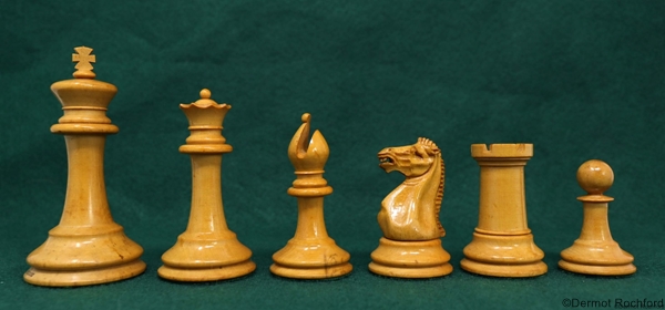 Antique Jaques  Anderssen chess set,