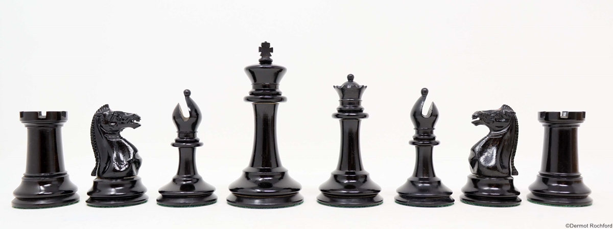 Antique Jaques Club Chess Set