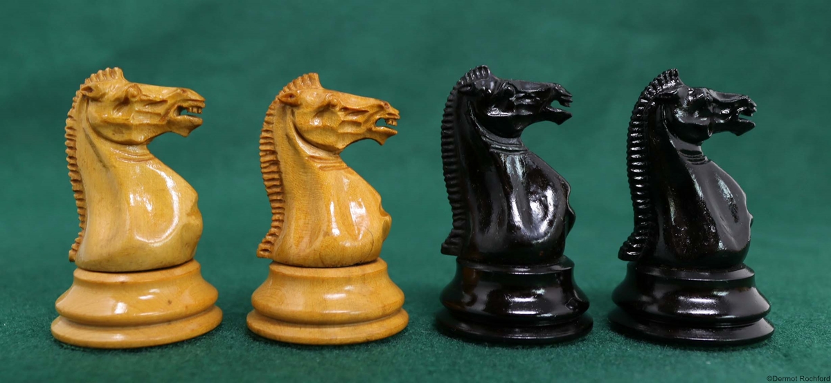 Antique Jaques Club Chess Set