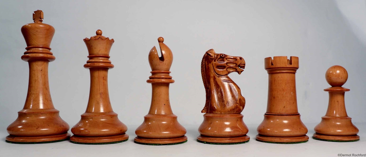 Antique Jaques chess set