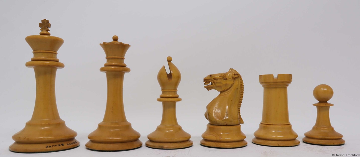 Antique Jaques Chess Set