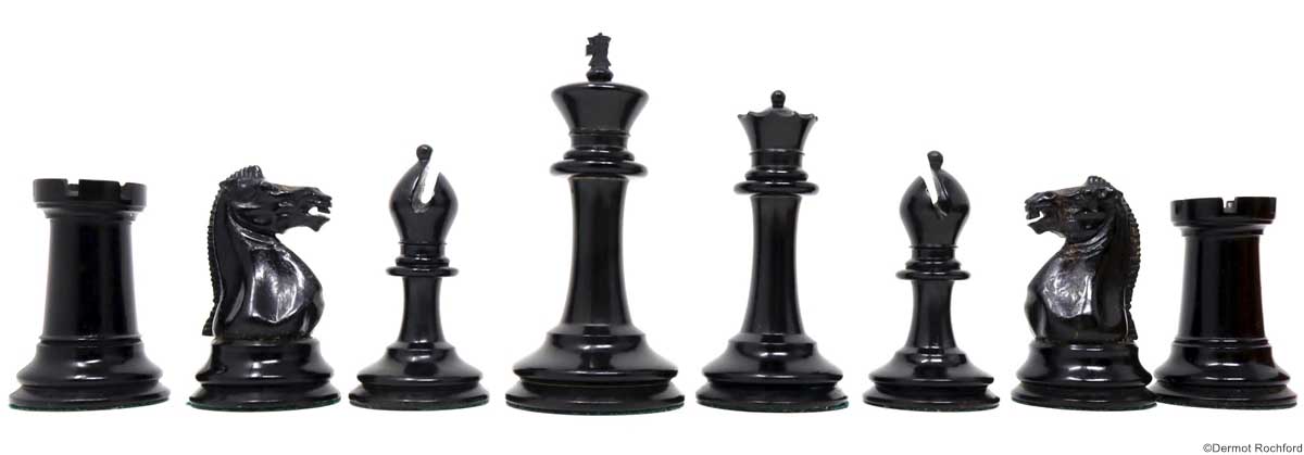 Antique Jaques Chess Set