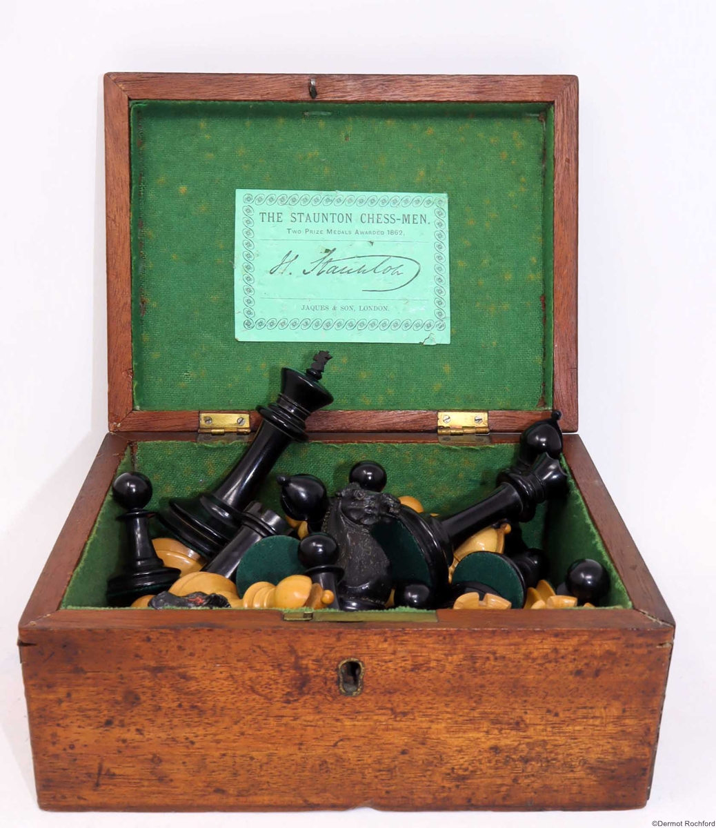 Antique Jaques Chess Set