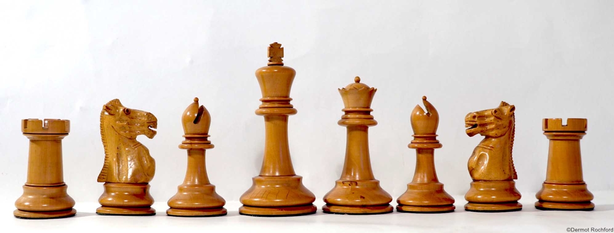 Antique Jaques Chess Set